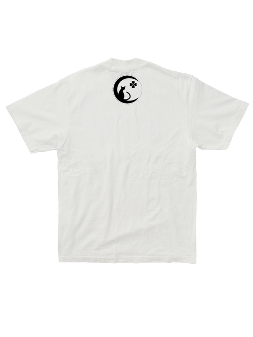 Blk Cat Tee (Snow White)