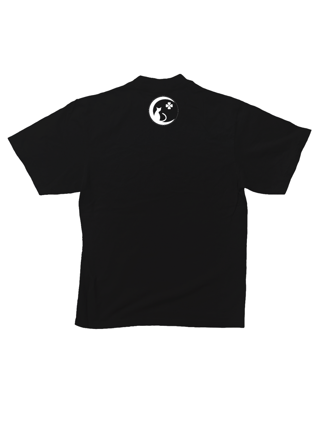 Blk Cat Tee (Charcoal Black)