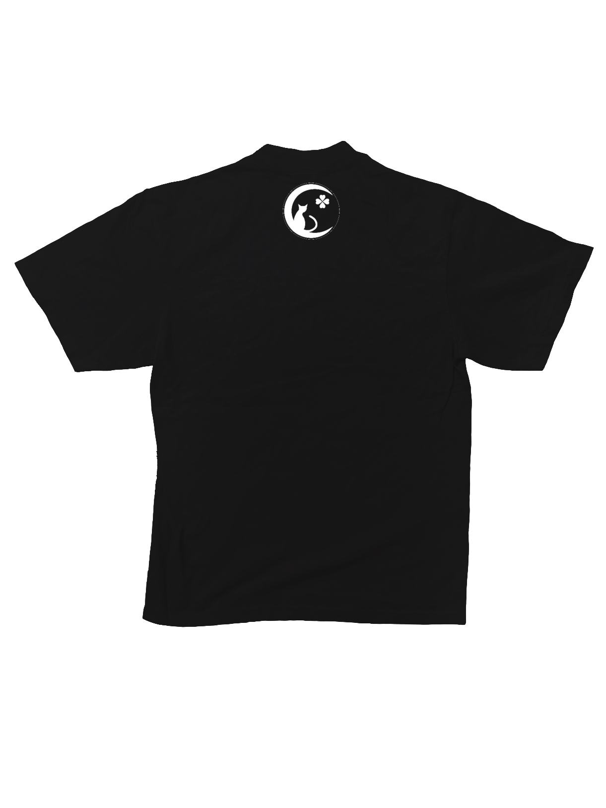 Blk Cat Tee (Charcoal Black)