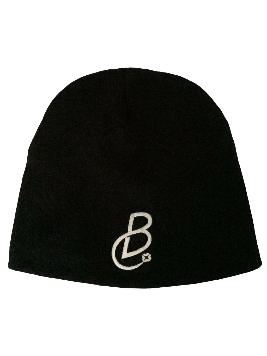 Blk Cat Satin Lined Logo Beanie (Charcoal Black)